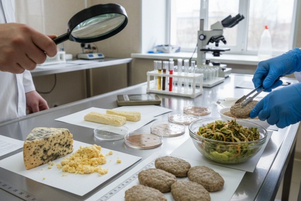 В Красноярске выявили продукты с нарушениями качества: сыр, котлеты и салат